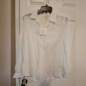 White button shirt- XS - NWT